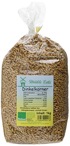 Erks Dinkelkörner Bioland, 8er Pack (8 x 1 kg) von Erks