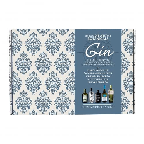 Gin Tastingset die Welt der Botanicals 43,1%. Vol. 5x50ml von Ermuri Genuss Company