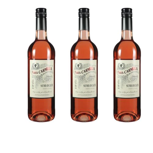 Vorteilspaket Bodegas Castano Casa Carmela Rosado Semi-Dulce Yecla D.O. (3 x 0.75 Liter) von ErnenWein