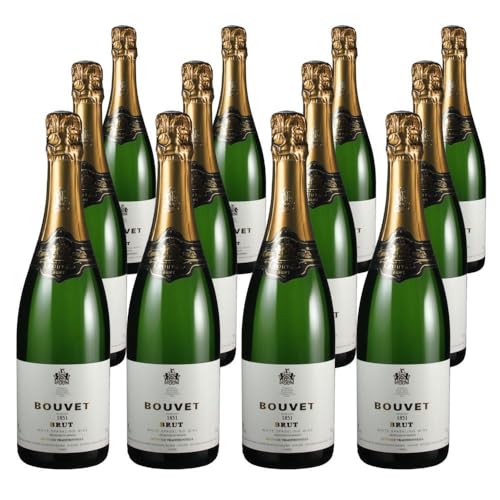 Vorteilspaket Bouvet-Ladubay Bouvet brut Blanc 1851 Vin Mousseux (12 x 0.75 Liter) von ErnenWein