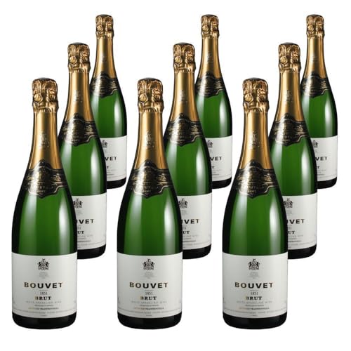 Vorteilspaket Bouvet-Ladubay Bouvet brut Blanc 1851 Vin Mousseux (9 x 0.75 Liter) von ErnenWein