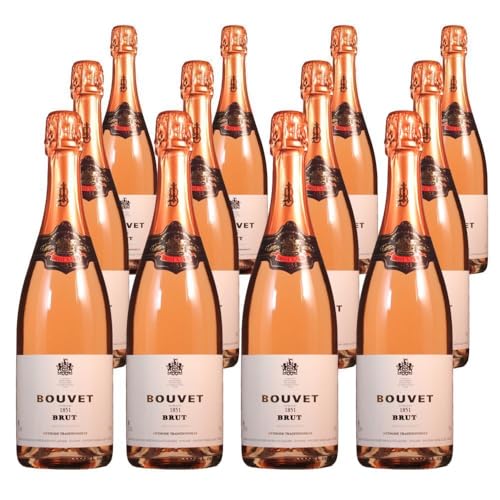 Vorteilspaket Bouvet-Ladubay Bouvet brut Rosé 1851 Vin Mousseux Méthode Traditionelle (12 x 0.75 Liter)/ErnenWein/Wine von ErnenWein