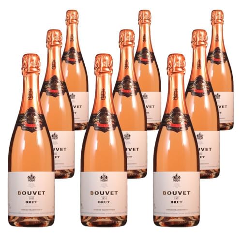 Vorteilspaket Bouvet-Ladubay Bouvet brut Rosé 1851 Vin Mousseux Méthode Traditionelle (9 x 0.75 Liter) von ErnenWein