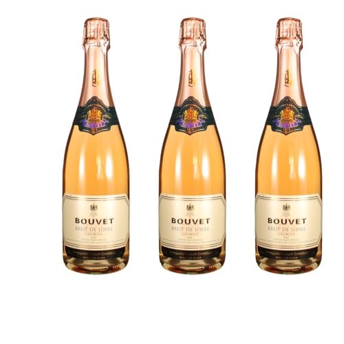 Vorteilspaket Bouvet-Ladubay Saumur Rose Brut de Loire AOCMethodeTraditionnelle (3 x 0.75 Liter) von ErnenWein