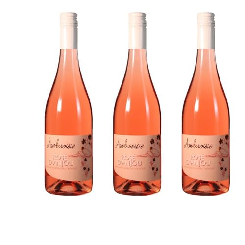 Vorteilspaket Caves de la Loire Rosé d'Anjou (halbtrocken) L´ Ambroisie AOC (3 x 0.75 Liter) von ErnenWein