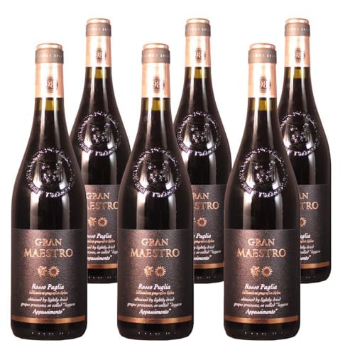 Vorteilspaket Cielo e Terra GRAN MAESTRO Rosso Puglia IGP Appassimento (6 x 0.75 Liter) von ErnenWein