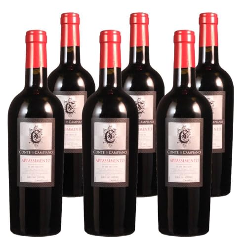 Vorteilspaket Conte di Campiano Appassimento Negroamaro Conte di Campiano Salento IGT (6 x 0.75 Liter) von ErnenWein