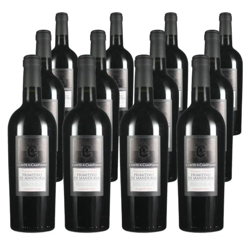 Vorteilspaket Conte di Campiano Primitivo di Manduria "61" Conte di Campiano sexaginta unus (12 x 0.75 Liter) von ErnenWein