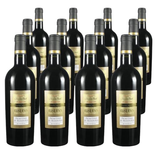 Vorteilspaket Conte di Campiano Primitivo di Manduria RISERVA DOC (12 x 0.75 Liter) von ErnenWein