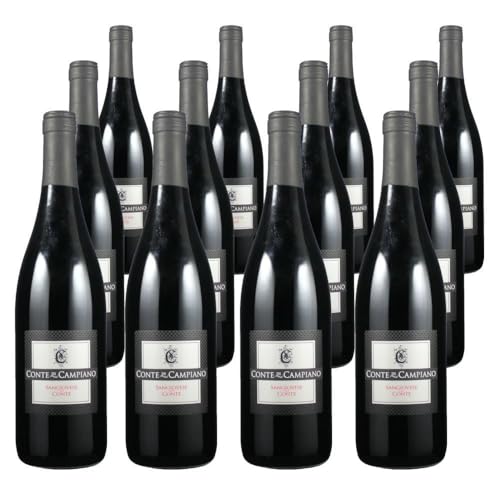 Vorteilspaket Conte di Campiano Sangiovese del Conte Rubicone IGT (12 x 0.75 Liter) von ErnenWein