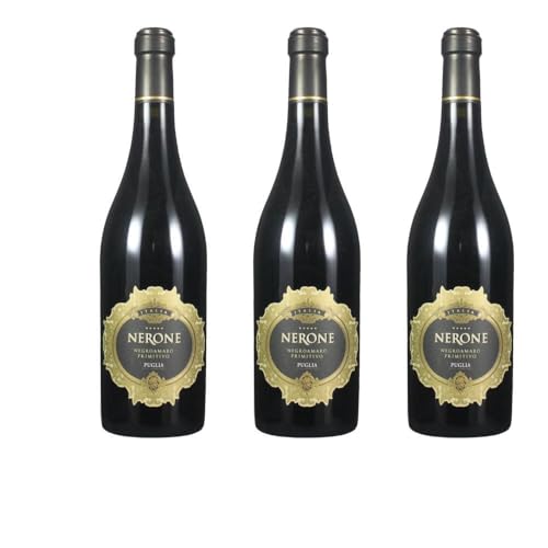 Vorteilspaket Globus Wine A/S NERONE Negroamaro Primitivo IGP (3 x 0.75 Liter)/ErnenWein/Wine von ErnenWein