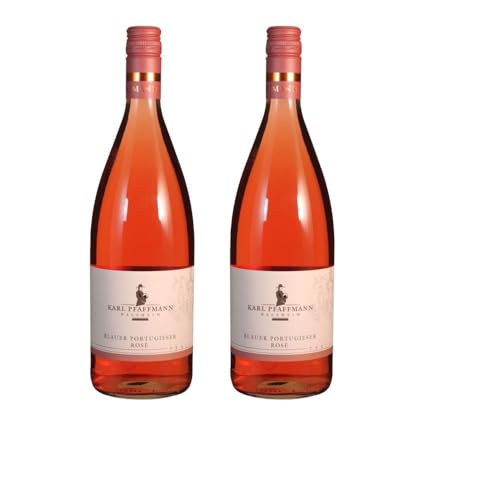 Vorteilspaket Karl Pfaffmann (1L) Blauer Portugieser (3) Rosé lieblich Dt. Qualitätswein (2 x 1.00 Liter) von ErnenWein