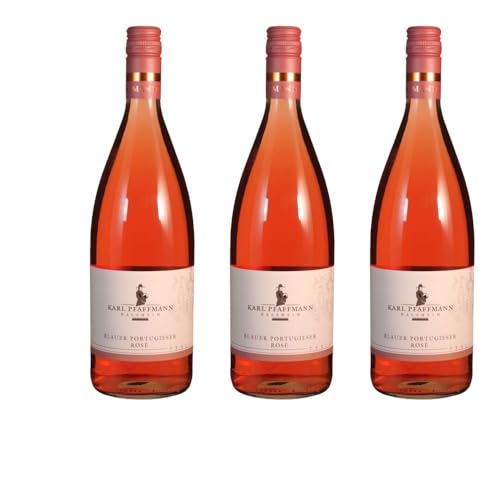 Vorteilspaket Karl Pfaffmann (1L) Blauer Portugieser (3) Rosé lieblich Dt. Qualitätswein (3 x 1.00 Liter) von ErnenWein