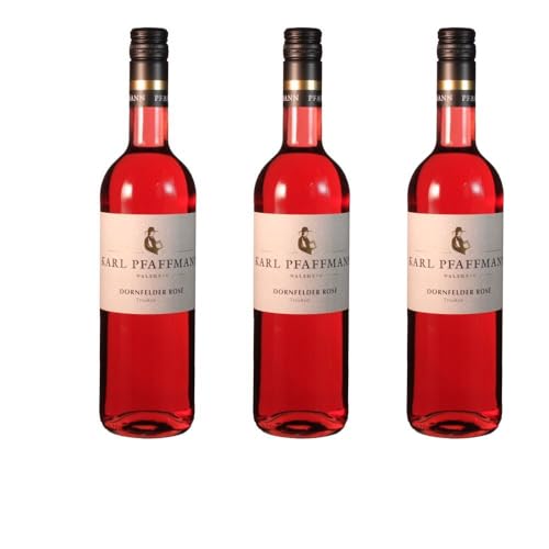 Vorteilspaket Karl Pfaffmann Dornfelder Rosé trocken (103) Qualitätswein (3 x 0.75 Liter) von ErnenWein