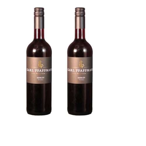 Vorteilspaket Karl Pfaffmann Merlot trocken (212) Walsheim Deutscher Qualitätswein (2 x 0.75 Liter) von ErnenWein