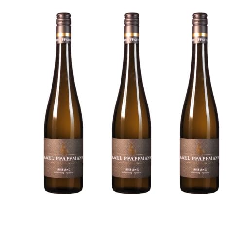 Vorteilspaket Karl Pfaffmann Riesling Spätlese SÜSS (39) Silberberg Prädikatswein (3 x 0.75 Liter)/ErnenWein/Wine von ErnenWein