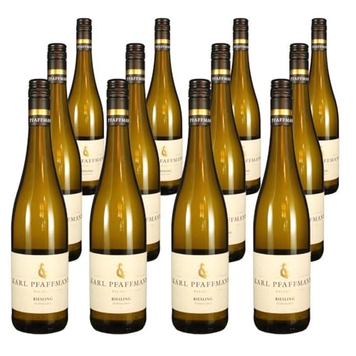 Vorteilspaket Karl Pfaffmann Riesling halbtrocken (28) Pfalz Dt. Qualitätswein (12 x 0.75 Liter) von ErnenWein