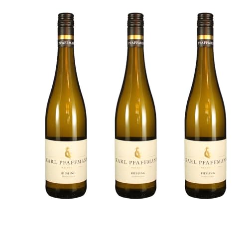 Vorteilspaket Karl Pfaffmann Riesling halbtrocken (28) Pfalz Dt. Qualitätswein (3 x 0.75 Liter) von ErnenWein