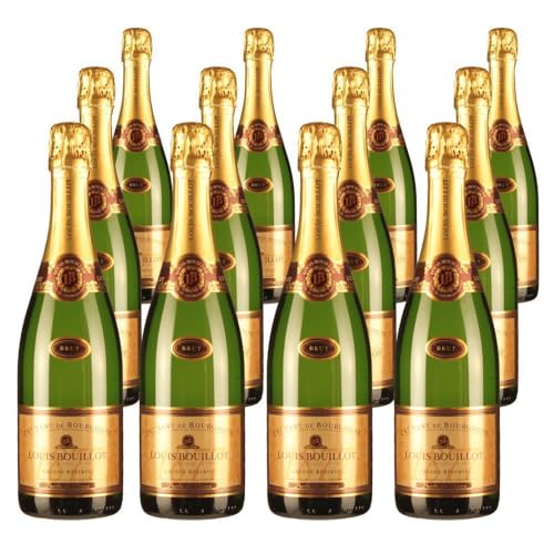 Vorteilspaket Louis Bouillot Crémant de Bourgogne Brut "Perle de Vigne" (12 x 0.75 Liter) von ErnenWein