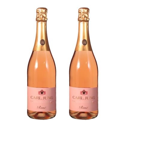 Vorteilspaket Carl Jung GmbH MOUSSEUX Rosé alkoholfreies schäumendes Getränk (2 x 0.75 Liter)/ErnenWein/Grocery von ErnenWein