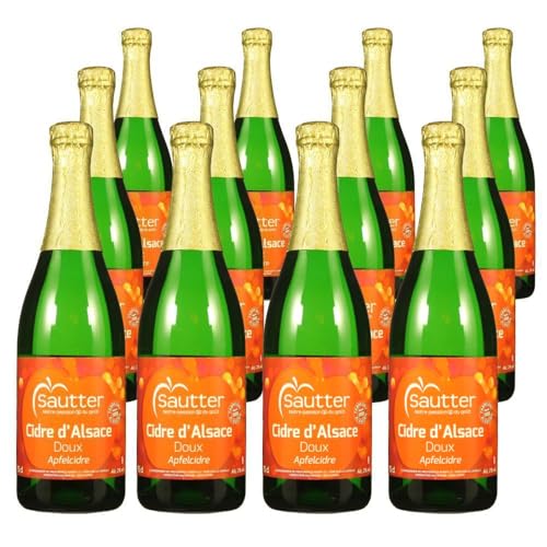 Vorteilspaket Sautter Cidre 2% Doux (Süß) (12 x 0.75 Liter) von ErnenWein