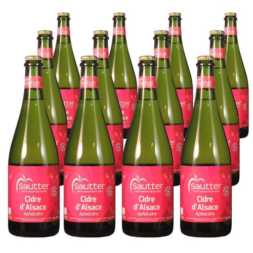 Vorteilspaket Sautter Cidre 4% ( halbtrocken ) (12 x 0.75 Liter)/ErnenWein/grocery von ErnenWein