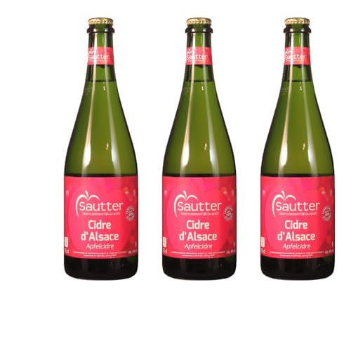 Vorteilspaket Sautter Cidre 4% ( halbtrocken ) (3 x 0.75 Liter)/ErnenWein/grocery von ErnenWein