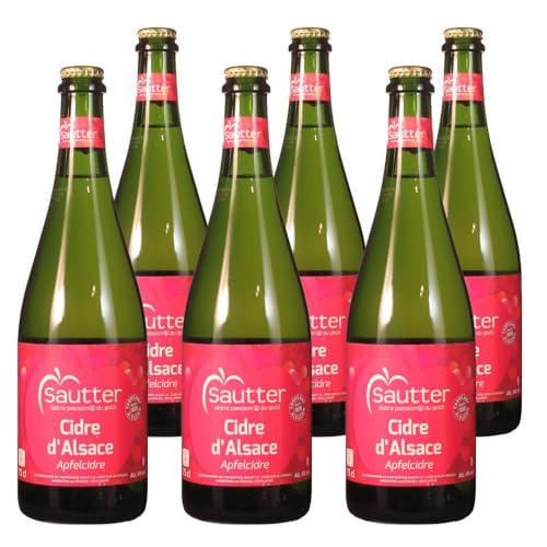 Vorteilspaket Sautter Cidre 4% ( halbtrocken ) (6 x 0.75 Liter)/ErnenWein/grocery von ErnenWein