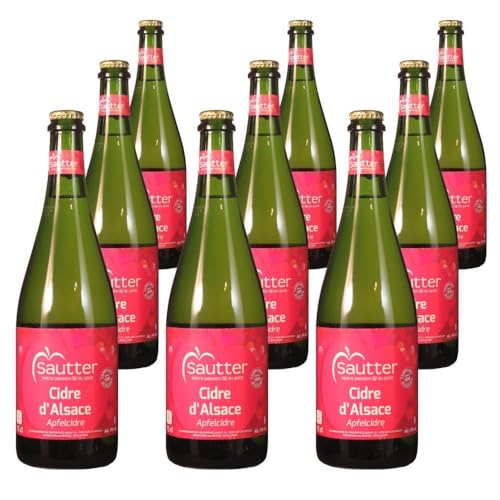 Vorteilspaket Sautter Cidre 4% ( halbtrocken ) (9 x 0.75 Liter)/ErnenWein/grocery von ErnenWein