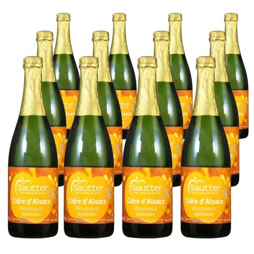 Vorteilspaket Sautter Cidre 6% (trocken) Mousseux (12 x 0.75 Liter) von ErnenWein