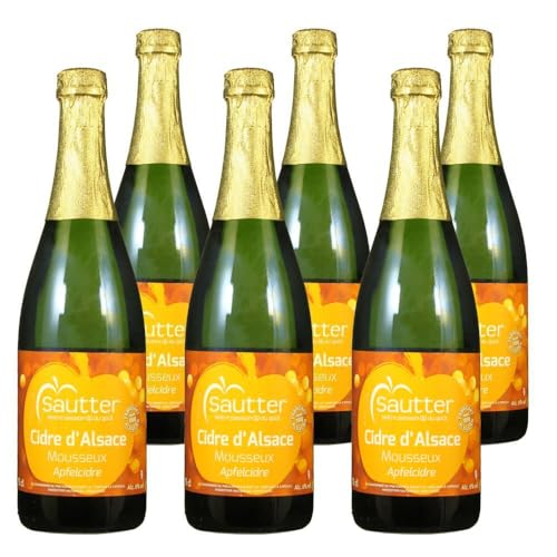 Vorteilspaket Sautter Cidre 6% (trocken) Mousseux (6 x 0.75 Liter)/ErnenWein/grocery von ErnenWein