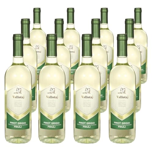 Vorteilspaket Colferai Azienda Vinicola VALLOTAJ Pinot Grigio DOC (12 x 0.75 Liter)/ErnenWein/Wine von ErnenWein