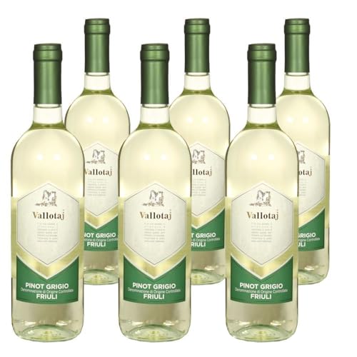 Vorteilspaket VALLOTAJ Pinot Grigio DOC (6 x 0.75 Liter)/ErnenWein/Colferai Azienda Vinicola/Wine von ErnenWein