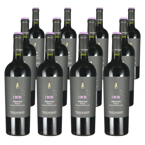 Vorteilspaket Vigneti del Salento Primitivo Puglia "I Muri" IGP (12 x 0.75 Liter)/ErnenWein/Wine von ErnenWein