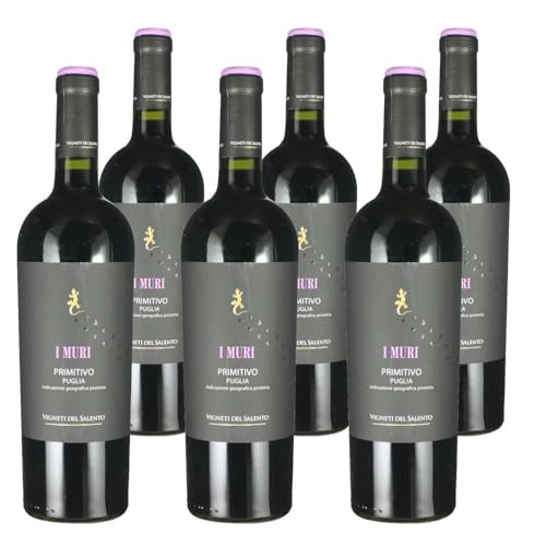 Vorteilspaket Vigneti del Salento Primitivo Puglia "I Muri" IGP (6 x 0.75 Liter)/ErnenWein/Wine von ErnenWein