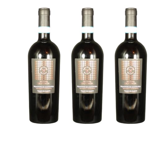 Vorteilspaket Vigneti del Salento Primitivo di Manduria "Vigne Vecchie" LEGGENDA DOP (3 x 0.75 Liter) von ErnenWein