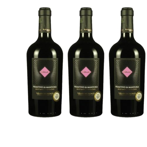 Vorteilspaket Vigneti del Salento Primitivo di Manduria "Zolla" DOP (3 x 0.75 Liter)/ErnenWein/Wine von ErnenWein