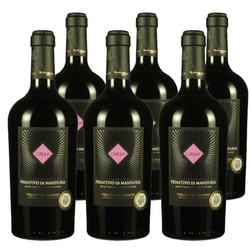 Vorteilspaket Vigneti del Salento Primitivo di Manduria "Zolla" DOP (6 x 0.75 Liter)/ErnenWein/Wine von ErnenWein