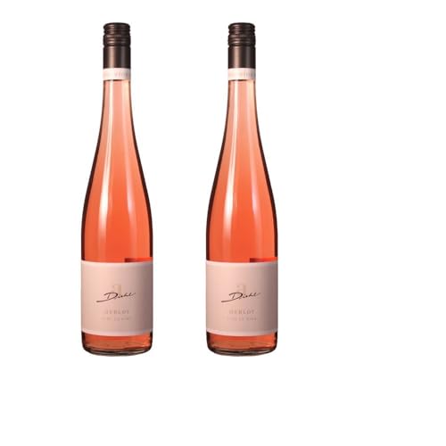 Vorteilspaket Weingut Diehl Merlot Rosé feinherb (025) Edesheimer Ordensgut (2 x 0.75 Liter) von ErnenWein