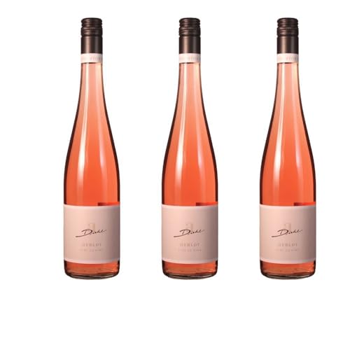 Vorteilspaket Weingut Diehl Merlot Rosé feinherb (025) Edesheimer Ordensgut (3 x 0.75 Liter) von ErnenWein