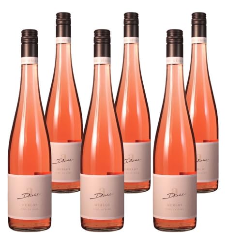 Vorteilspaket Weingut Diehl Merlot Rosé feinherb (025) Edesheimer Ordensgut (6 x 0.75 Liter)/ErnenWein/Wine von ErnenWein