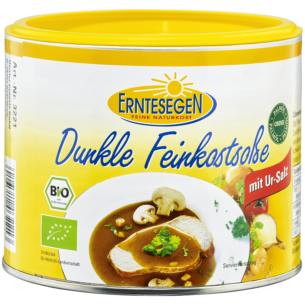 Bio Dunkle Feinkostsoße von Erntesegen