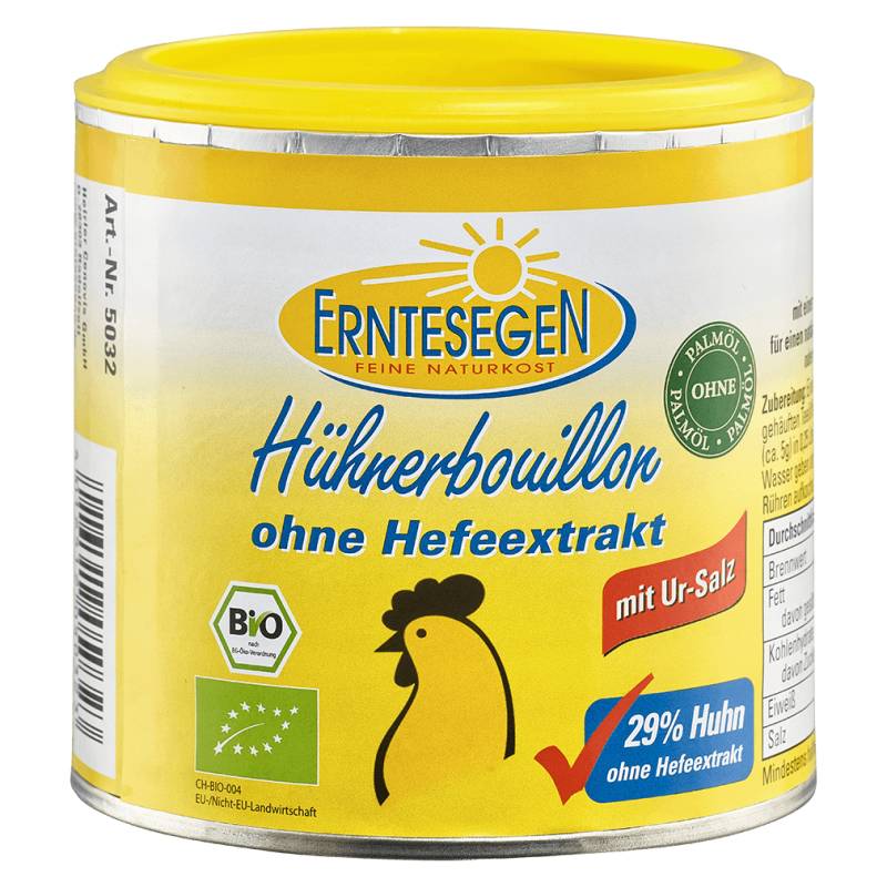 Bio Hühnerbouillon hefefrei von Erntesegen