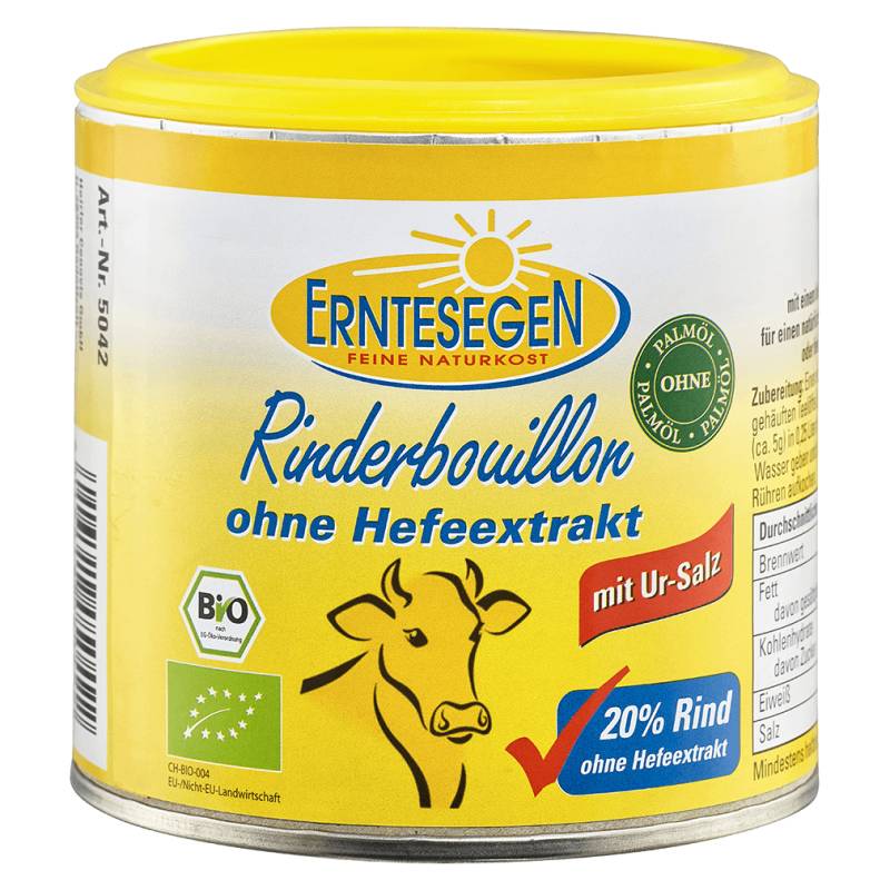 Bio Rinderbouillon hefefrei von Erntesegen