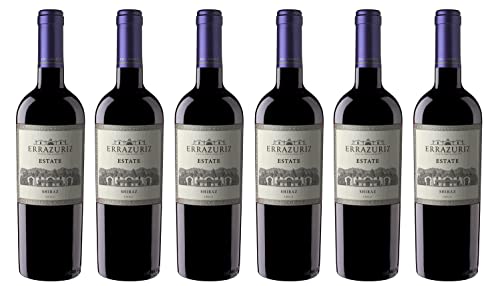 6x 0,75l - 2022er - Errazuriz - Estate - Shiraz - Valle del Aconcagua D.O. - Chile - Rotwein trocken von Errazuriz