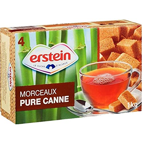 Erstein Sucre De Canne Roux Morceaux 1 Kg (lot de 3) von Erstein