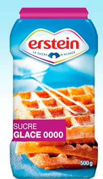 Erstein sucre d'Alsace, Puderzucker aus Frankreich, 500g von Erstein