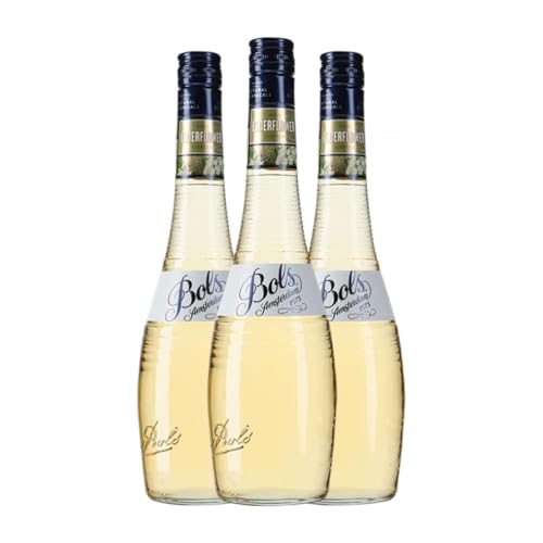 Schnaps Bols Elderflower 70 cl (Karton mit 3 Flaschen von 70 cl) von Erven Lucas Bols