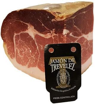 Serrano Schinken ohne Zusätze 1 KG ohne Knochen Trevelez 23 Monate Etiqueta Negra von Espagne Gourmet