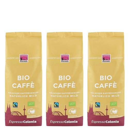 Espresso Colonia - Bio Caffé - ganze Bohne 3 x 1000g von Espresso Colonia